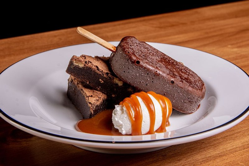 Brownie con Helado